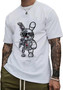 Men's Graphic Tees Short Sleeve Crew Neck Vintage T-Shirt Casual Summer Shirt Tops