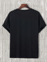 Men's Cross Print Short Sleeve T Shirt Crewneck Tee Shirts