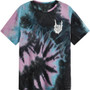 Men's Tie Dye Short Sleeve Round Neck Graphic Tee Tops