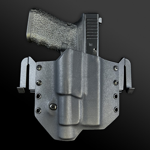 OWB Pancake Kydex Holster Light Bearing - Speed Clips - Pro 2 Customs - We Plead The 2nd WPT2 OWB Pancake Kydex Holster Light Bearing - Speed Clips - Pro 2 Customs - We Plead The 2nd WPT2