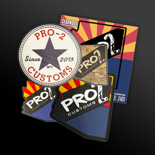 Pro 2 Customs - We Plead The 2nd - Swag Pack Sticker Decal Patch