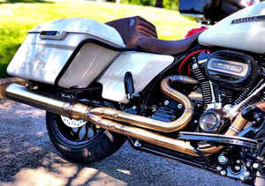 HPI Bagger Twin Cam Full, Stainless Exhaust (07-17)