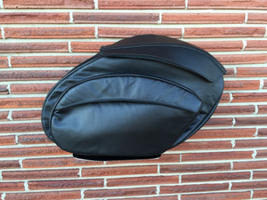 Retro Series V3 Leather Dyna Saddlebags