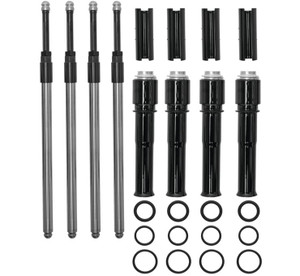 S&S Quicky Pushrod Kit W/Black Covers-'99+ Twin Cam