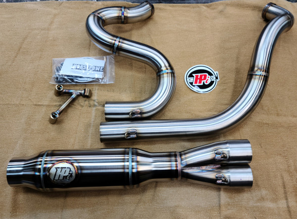HPI Bagger Twin Cam Shorty, Stainless Exhaust (07-17)