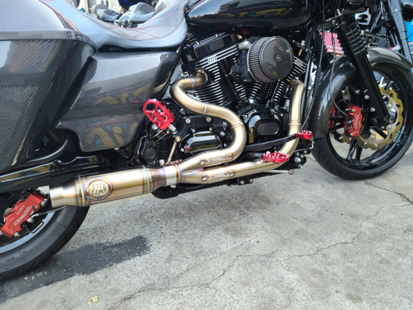 HPI Bagger Twin Cam Shorty, Stainless Exhaust (07-17)