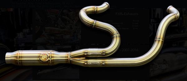 HPI Bagger Twin Cam Full, Stainless Exhaust (07-17)