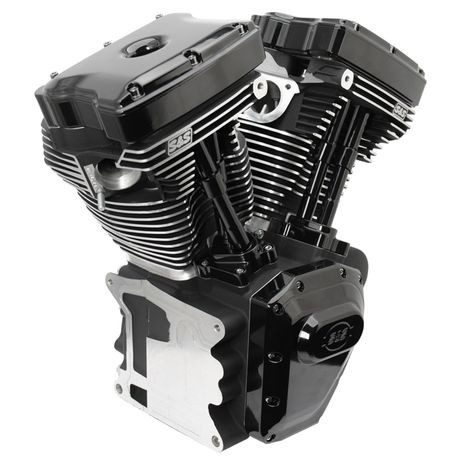 S&S T124 Black Edition Long Block Engine for 2006-'17 HD® Dyna® Models