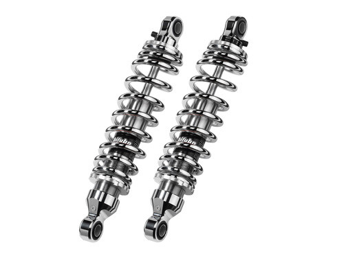 12in Bitubo WMEo Rear Shock Set Chrome Harley-Davidson Dyna