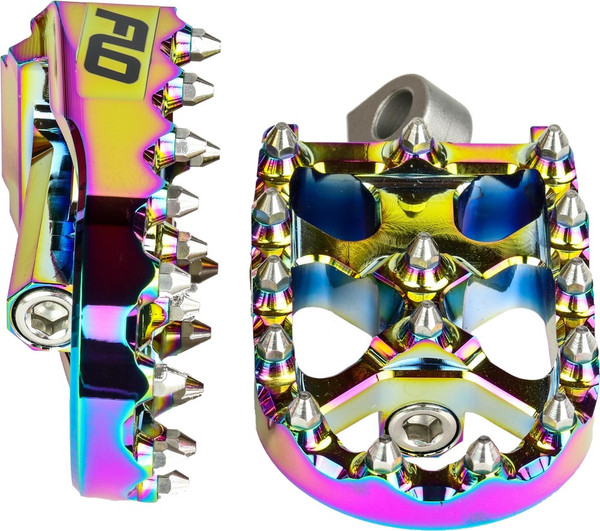 FLO MOTORSPORTS  MOTO STYLE FOOTPEG SET JET FUEL