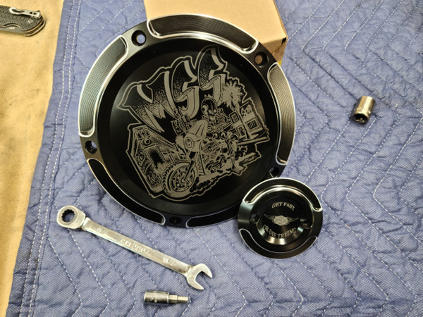 "MSS" DERBY AND POINTS COVER FOR M8 BAGGER