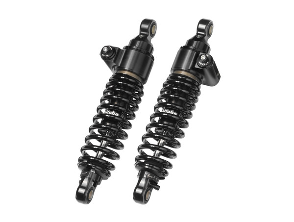 12in Bitubo WME22 Adjustable Rear Shock Set Black Harley-Davidson Dyna