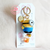 Minion Despicable me - Stuart  - Keychain - Side View