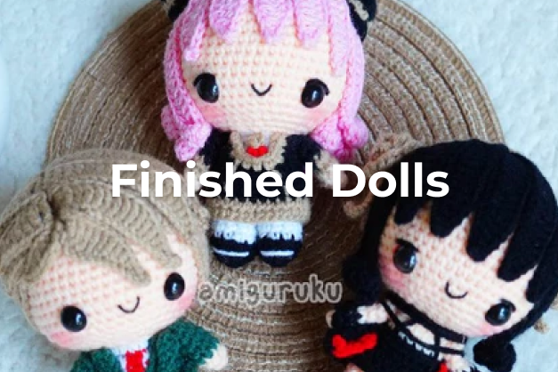 cute handmade crochet doll by amiguruku