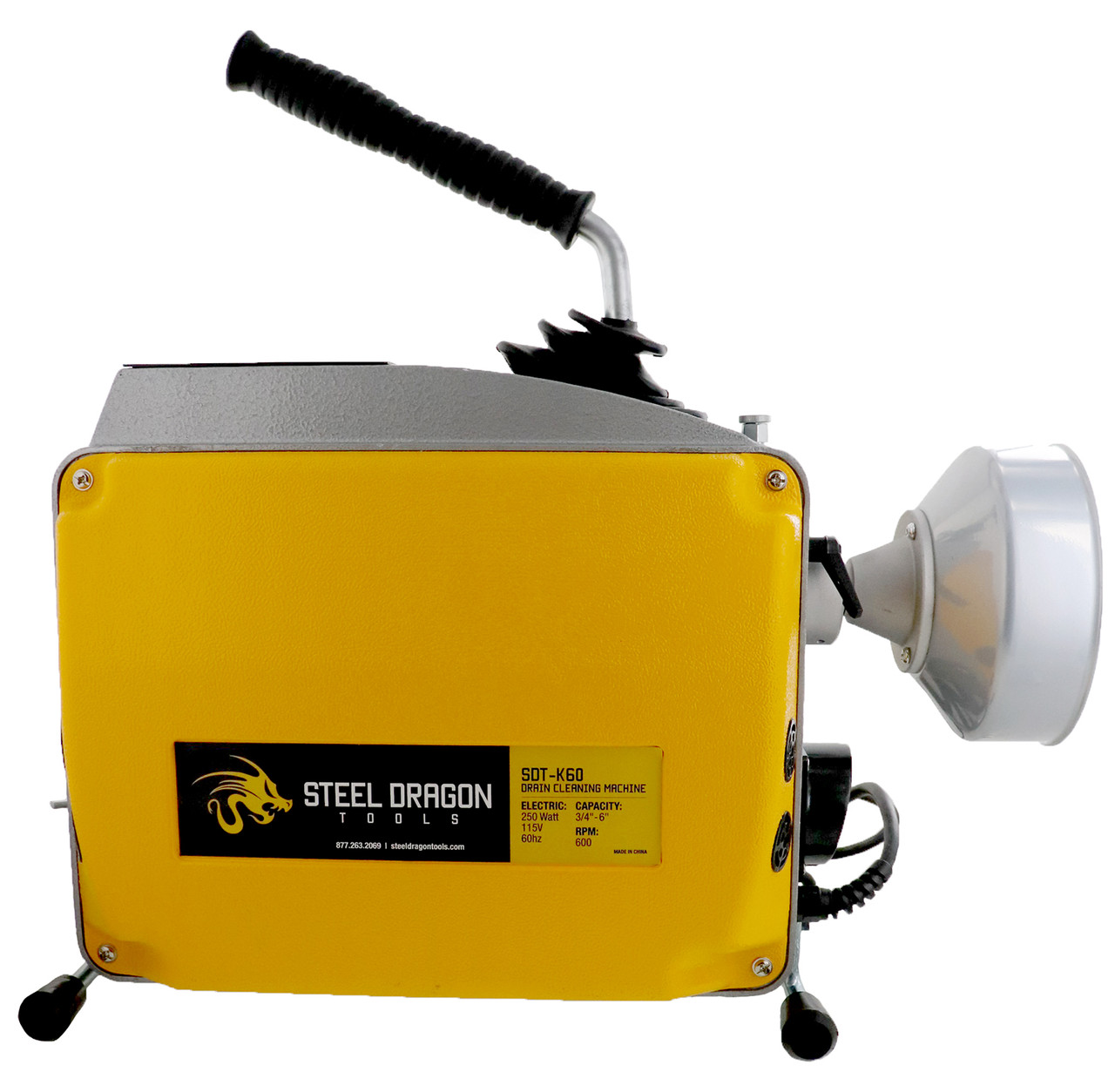Steel Dragon Tools® K60 Drain Cleaning Machine & C8 & C10 Cables