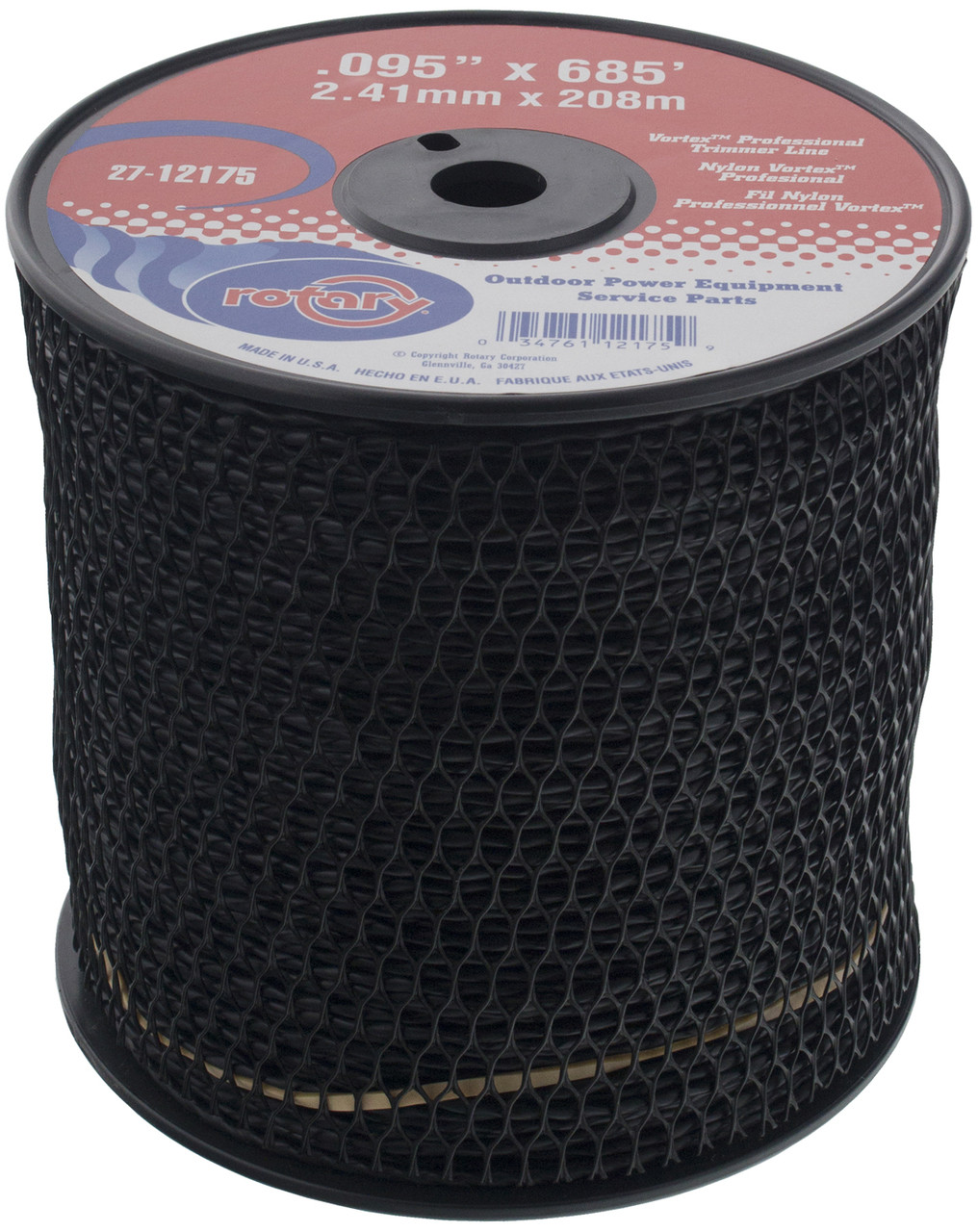 Nine (9) Pack of Vortex Trimmer Line 12175 .095 x 685 3 LBS Spools