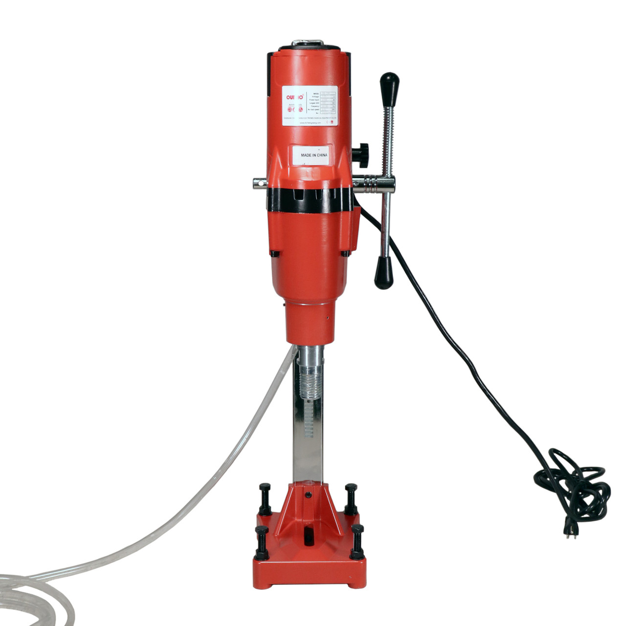Wet Core Rig Cayken 3700W 510RPM 7in. 180 Diamond Wet Core Drill Rig with Stand