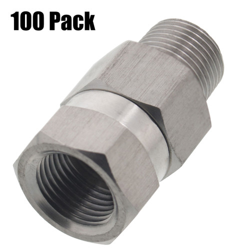 100 Erie Tools Pressure Washer 3/8" Male to Female NPT Stainless Steel Coupler