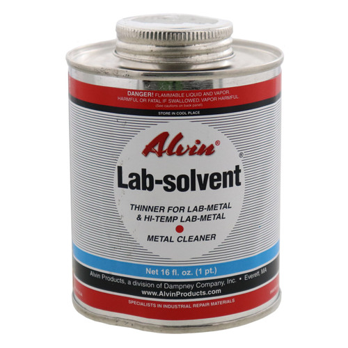 Alvin 16 oz Lab Solvent Thinner for Lab Metal & Hi Temp Lab Metal Alvin 16 oz Lab Solvent Thinner for Lab Metal & Hi Temp Lab Metal