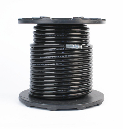 Schieffer-4800 PSI-1/8"x100' Thermoplastic Sewer Jetter Hose-Black-SCH-SJ-02-100 