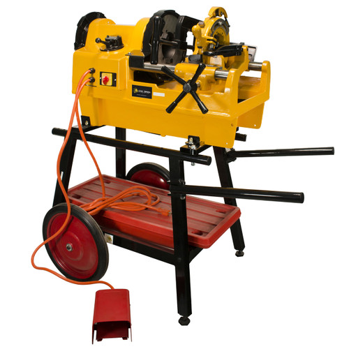 Steel Dragon Tools® 1224 Pipe Threading Machine 26092 and 150A Cart 92462 Steel Dragon Tools® 1224 Pipe Threading Machine 26092 and 150A Cart 92462