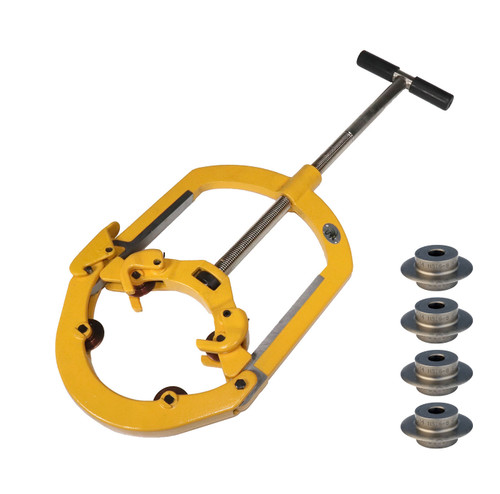 Steel Dragon Tools® H8 Hinged 6" to 8" Pipe with 4 REED® 03507 Cutter Wheels Steel Dragon Tools® H8 Hinged 6" to 8" Pipe with 4 REED® 03507 Cutter Wheels