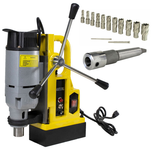 Steel Dragon Tools® MD25 Magnetic Drill Press with 13pc 1in. HSS Cutter Kit Steel Dragon Tools® MD25 Magnetic Drill Press with 13pc 1in. HSS Cutter Kit
