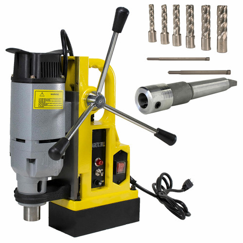 Steel Dragon Tools® MD25 Magnetic Drill Press and 7 Piece 2" Small Size Cutter Kit Steel Dragon Tools® MD25 Magnetic Drill Press and 7 Piece 2" Small Size Cutter Kit