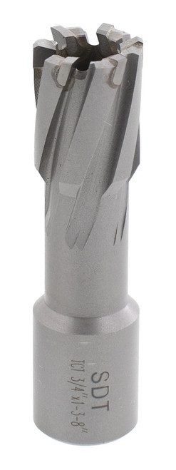 Steel Dragon Tools® 3/4" x 1-3/8" Carbide Tip Annular Cutter 3/4" Weldon Steel Dragon Tools® 3/4" x 1-3/8" Carbide Tip Annular Cutter 3/4" Weldon