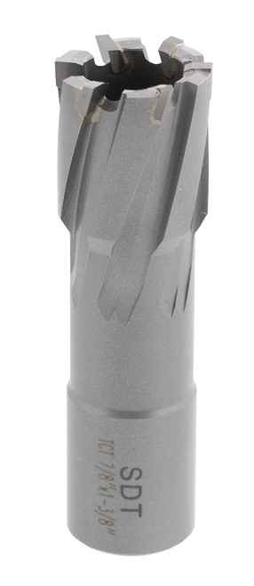 Steel Dragon Tools® 7/8" x 1-3/8" Carbide Tip Annular Cutter 3/4" Weldon Steel Dragon Tools® 7/8" x 1-3/8" Carbide Tip Annular Cutter 3/4" Weldon