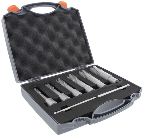 Steel Dragon Tools® 7pc. Tungsten Carbide Tipped Annular Cutter Kit (Small) Steel Dragon Tools® 7pc. Tungsten Carbide Tipped Annular Cutter Kit (Small)