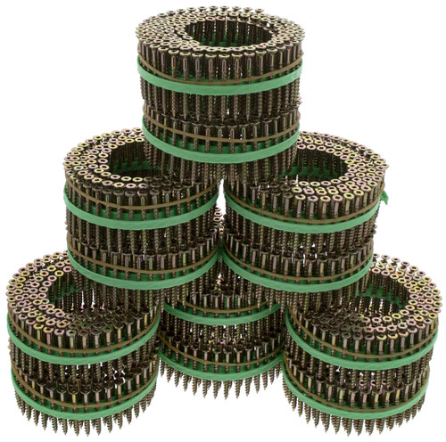 MURO® #8 x 2" Square Drive Flathead Twin Thread Wood Screws for Speed Driver MURO® #8 x 2" Square Drive Flathead Twin Thread Wood Screws for Speed Driver