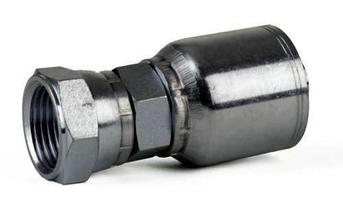 FJX-04-04 - 1/4in. Hose x 1/4in. JIC 37°Female Swivel Hydraulic Hose Fitting FJX-04-04 - 1/4in. Hose x 1/4in. JIC 37°Female Swivel Hydraulic Hose Fitting