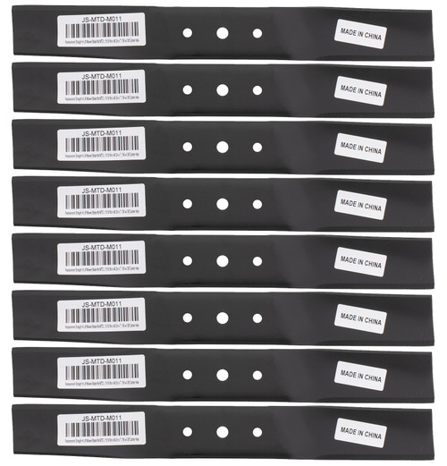 8 Hi Lift Mower Blades for MTD® 742-0118 942-0118 30" Deck 8 Hi Lift Mower Blades for MTD® 742-0118 942-0118 30" Deck