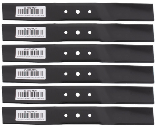 (6) Straight Low-Lift Blade fits Ferris® 1520843 5020843 32" 48" Deck (6) Straight Low-Lift Blade fits Ferris® 1520843 5020843 32" 48" Deck