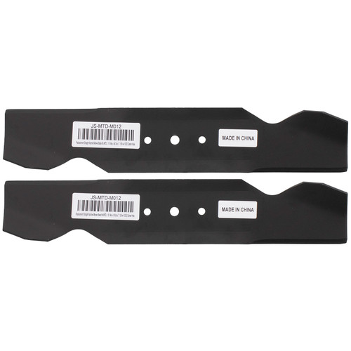 (2) Notched Blade fits MTD® 742-0487 742-0487A 942-0487A 32" Deck (2) Notched Blade fits MTD® 742-0487 742-0487A 942-0487A 32" Deck