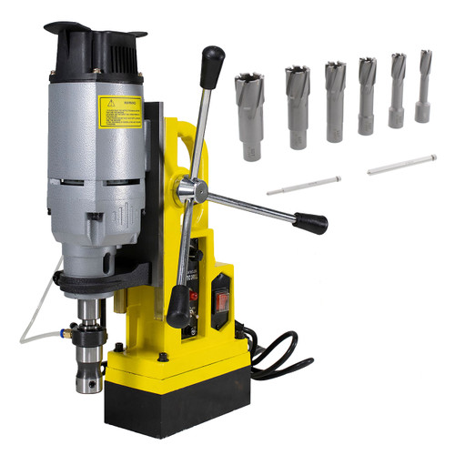 Steel Dragon Tools® 1-3/4" Mag Drill and 2" Depth Small 7pc Carbide Cutter Kit Steel Dragon Tools® 1-3/4" Mag Drill and 2" Depth Small 7pc Carbide Cutter Kit
