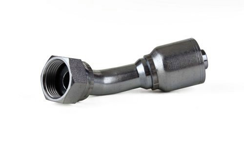 FFX45-08-08 - 1/2" Hose x 1/2" ORFS Female Swivel 45° Hydraulic Hose Fitting FFX45-08-08 - 1/2" Hose x 1/2" ORFS Female Swivel 45° Hydraulic Hose Fitting