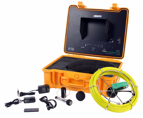 Steel Dragon Tools® 130FT Pipe Inspection Camera with DVR & 512HZ Transmitter Steel Dragon Tools® 130FT Pipe Inspection Camera with DVR & 512HZ Transmitter