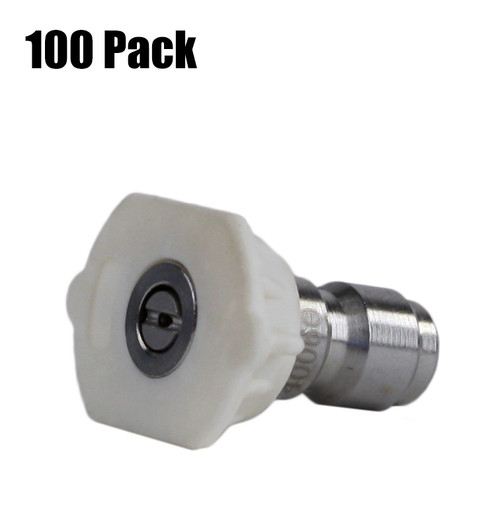 Erie Tools 1/4in. Quick Connect Nozzle 40 Degree 4.5 Orifice 4000 PSI (100) Erie Tools 1/4in. Quick Connect Nozzle 40 Degree 4.5 Orifice 4000 PSI (100)