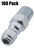 (100) 1/4" MPT Male Plug Quick Connect Coupler for Pressure Washer Nozzle Gun (100) 1/4" MPT Male Plug Quick Connect Coupler for Pressure Washer Nozzle Gun