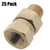 Erie Tools 3/8in. Brass Swivel Quick Connect Coupler NPT-F NPT-M 3200 PSI (25)
