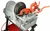 Reconditioned RIDGID® 1822-I Auto Chuck Pipe Threader with 815A HSS Dies & Cart