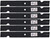 6 Rotary® 3434 Mower Blades for Bobcat® Ferris® Scag® Snapper® 42" 60" 61" Deck
