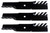 (3) USA Mower Blades® for Husqvarna® 539101496 Jacobsen® 390666 32in. 48in. Deck (3) USA Mower Blades® for Husqvarna® 539101496 Jacobsen® 390666 32in. 48in. Deck