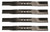 (4) USA Mower Blades® Walk Behind for Toro® 104-8697-03 108-9764-02P 22in. Deck