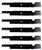 6 USA Mower Blades® for Encore 823006 Gravely GDU10232 05290000 61" Deck
