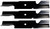 3 USA Mower Blades® Scag 48110 481706 481710 48184 482461 482877 32" 48" Deck