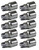 10 Pack MP-06-06 3/8" Hose x 3/8" NPTF Male Pipe Rigid Hydraulic Hose Fitting 10 Pack MP-06-06 3/8" Hose x 3/8" NPTF Male Pipe Rigid Hydraulic Hose Fitting