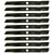 9 USA Mower Blades Low Lift Mulching Replaces Black & Decker 90548199 18in. Deck